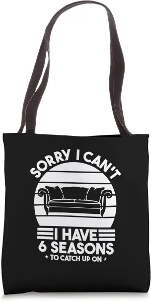 Binge Watching Series - Show Tv Programmes Movies Tote Bag