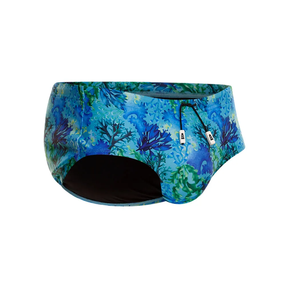 BLUE SEAWEED BEACH SWIMSUIT