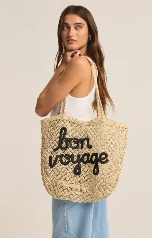 Bon Voyage Jute Tote