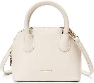 BOSTANTEN Small Crossbody Bag Mini Purses for Women Trendy Cute Vegan Leather Satchel Handbag with Detachable Shoulder Strap