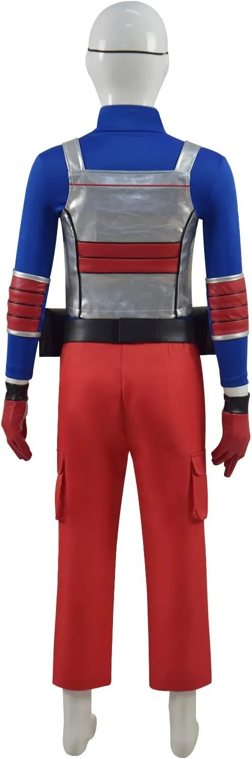 Boys Superhero Danger Costume Henry Cosplay Jacket Vest Pants Battle Suits with Mask Accessory Set
