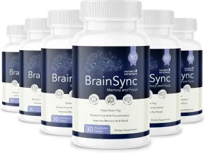 BrainSync Brain Probiotics, Brain Supplements for Memory and Focus, Brain Health Supplements with 3.6 Billion CFU | Brain Function, Focus, Memory & Cognitive Health | 30 Tablets, 6 Month Supply