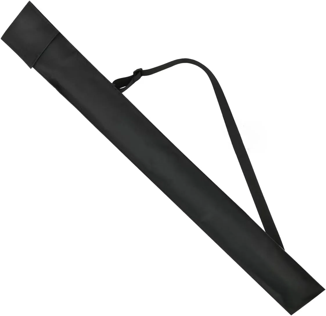 Bringsine Cue Stick Carrying Bag for 1/2 Billiard Stick Storage, 32 Inches Black Color, with Mini Zipper Storage Pouch