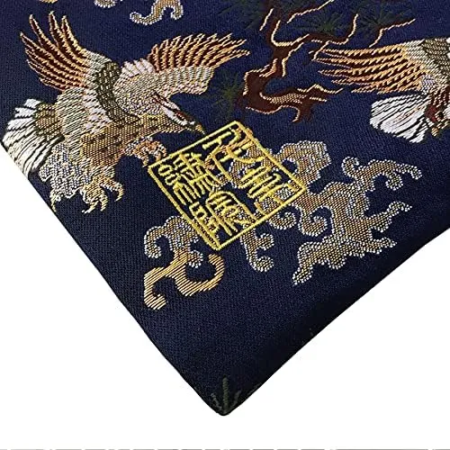 Brocade drawstring bag, lined with Nishijin brocade, 2, size M. (Konwashimatsu)