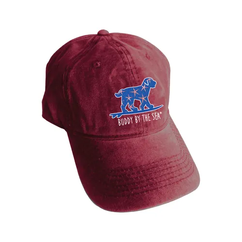Buddy by the Sea Americana starfish hat red