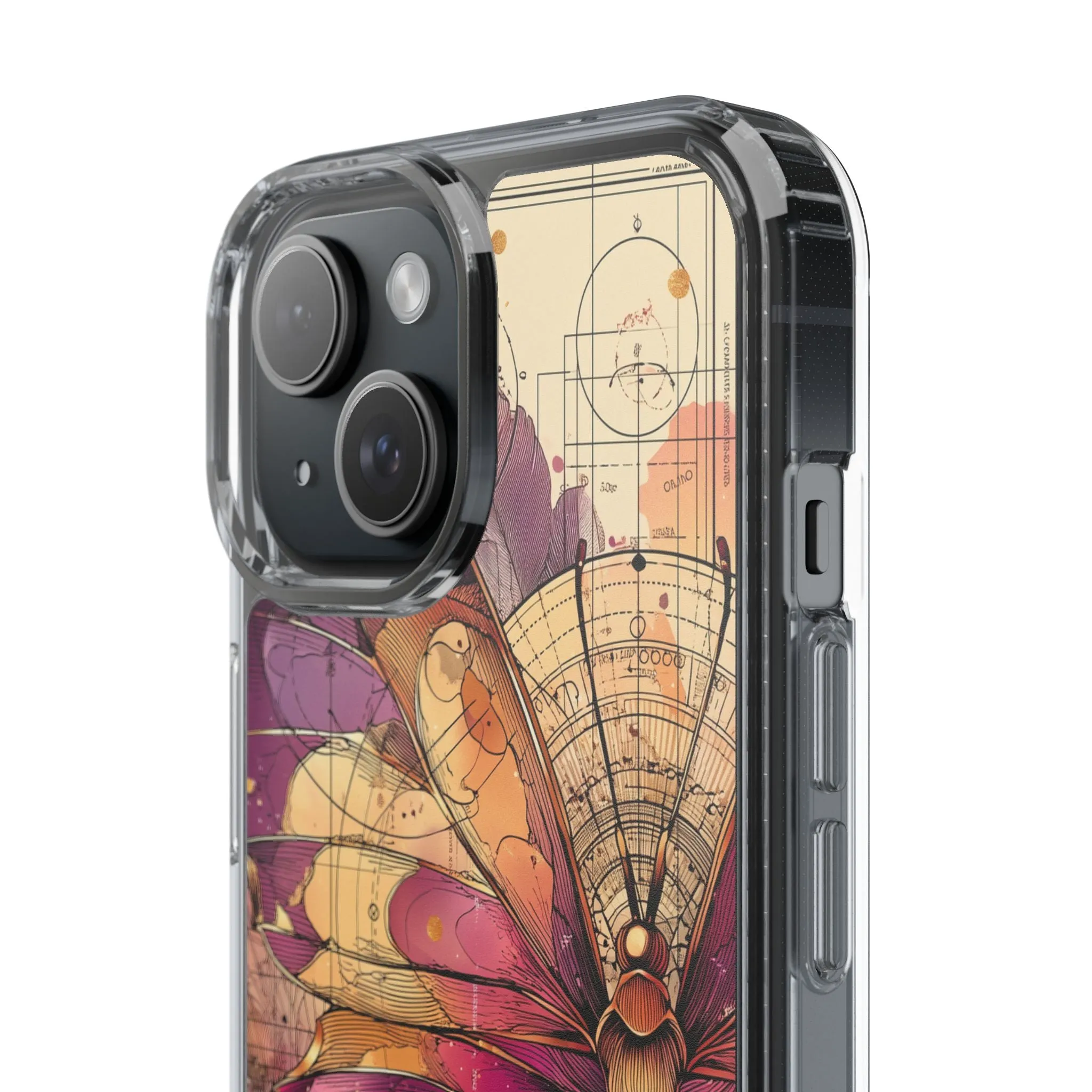 Butterfly Floral Clear iPhone Case