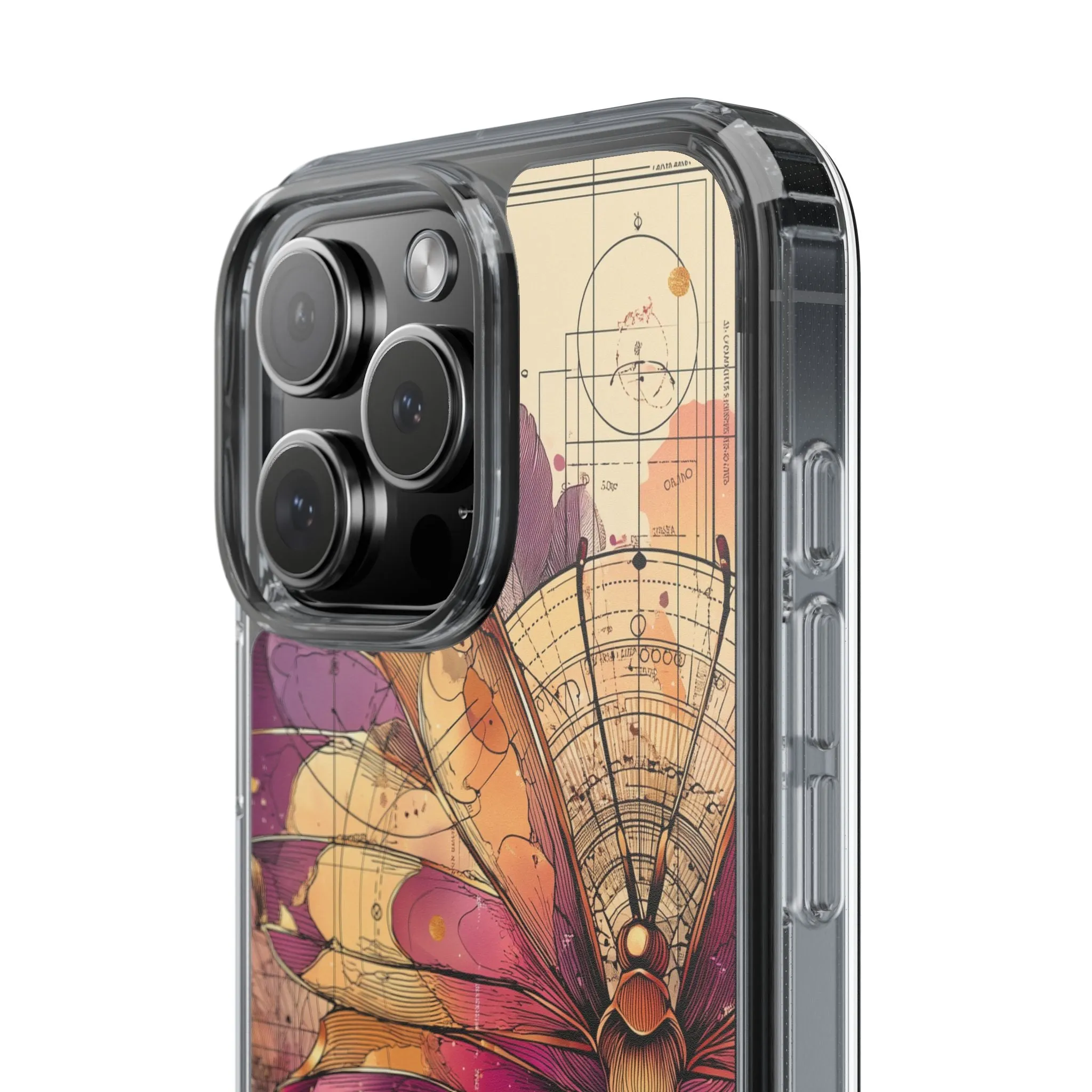 Butterfly Floral Clear iPhone Case