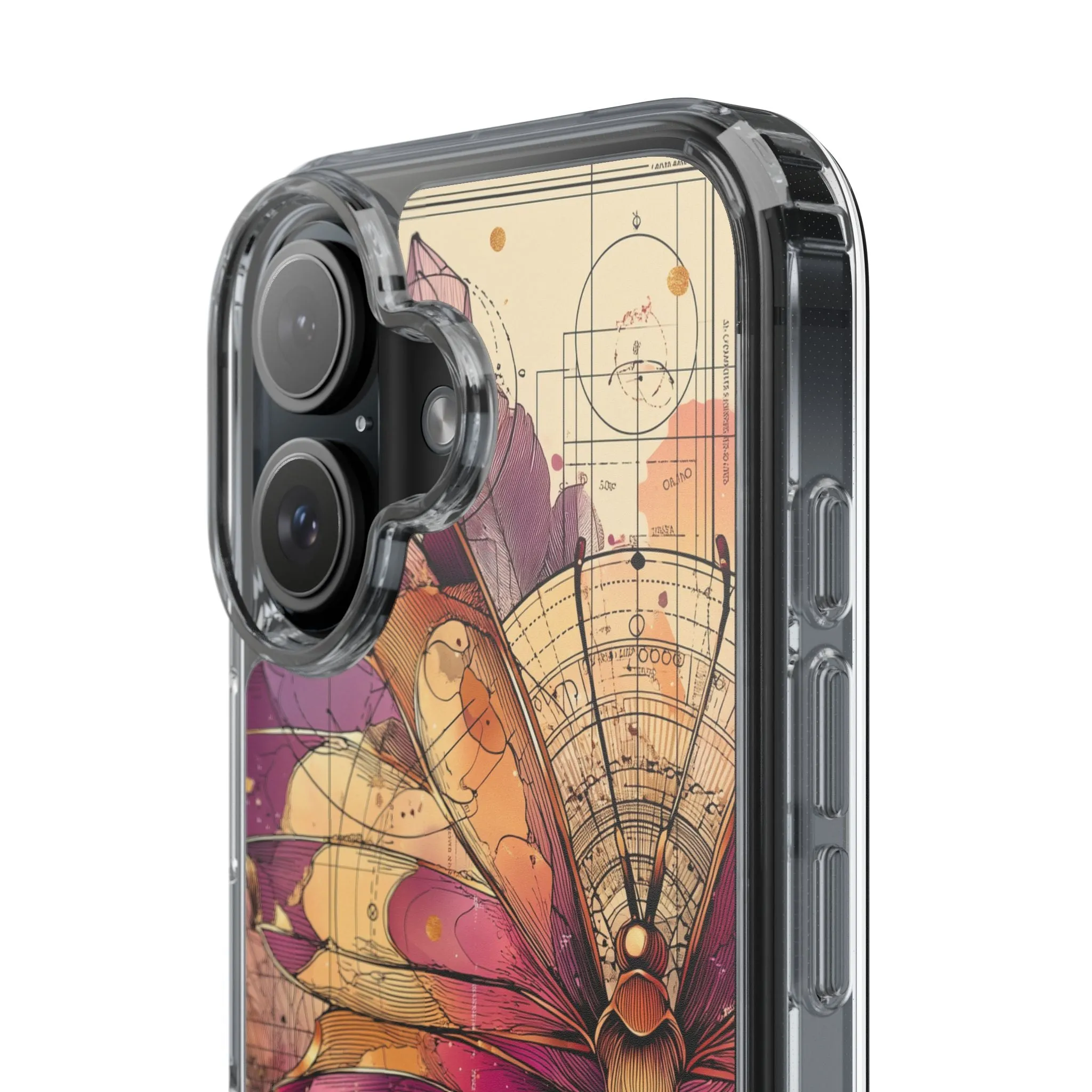 Butterfly Floral Clear iPhone Case