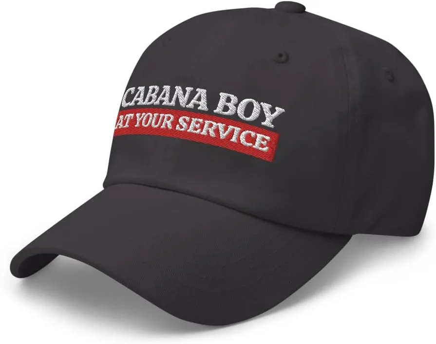 Cabana Boy Hat - at Your Service, Pool Boy Gift, My Cabana Boy, Outdoors Beach, Dad Hat Baseball Cap Mens
