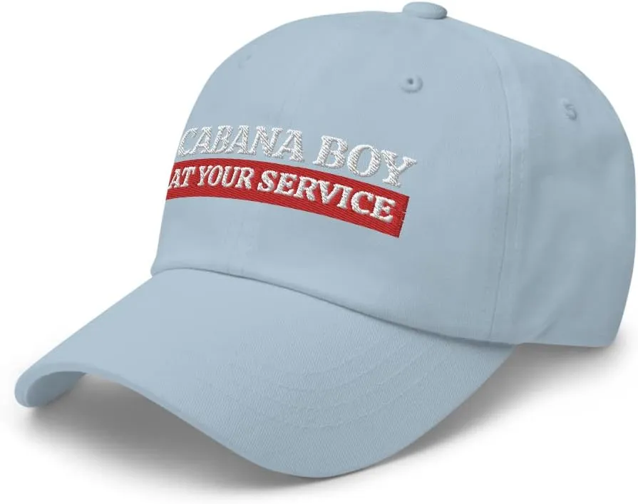Cabana Boy Hat - at Your Service, Pool Boy Gift, My Cabana Boy, Outdoors Beach, Dad Hat Baseball Cap Mens