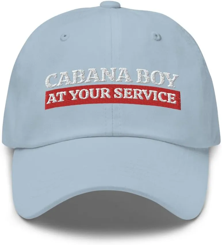 Cabana Boy Hat - at Your Service, Pool Boy Gift, My Cabana Boy, Outdoors Beach, Dad Hat Baseball Cap Mens