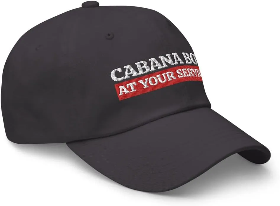 Cabana Boy Hat - at Your Service, Pool Boy Gift, My Cabana Boy, Outdoors Beach, Dad Hat Baseball Cap Mens