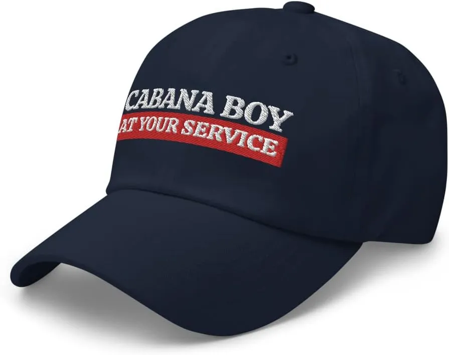 Cabana Boy Hat - at Your Service, Pool Boy Gift, My Cabana Boy, Outdoors Beach, Dad Hat Baseball Cap Mens