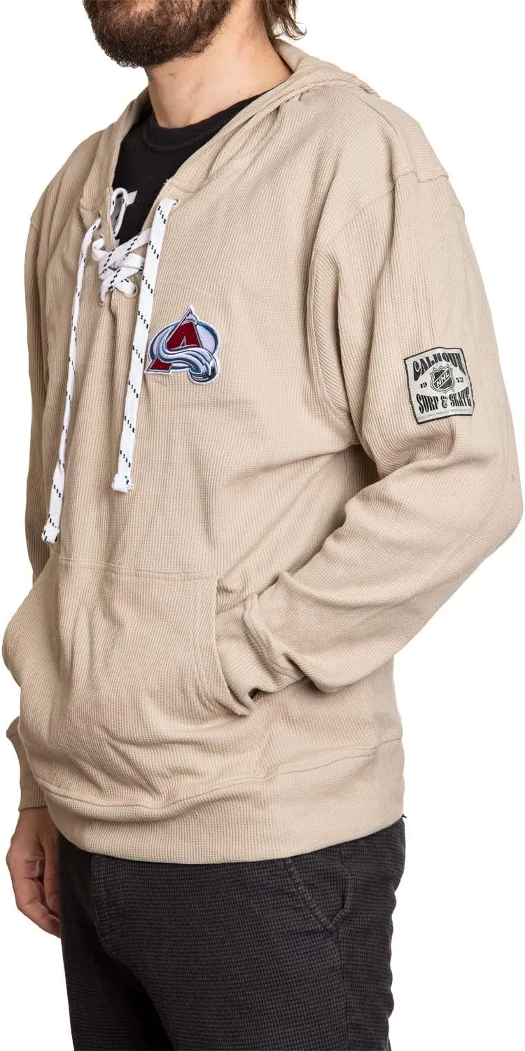 Calhoun NHL Surf & Skate Unisex Loose Fit Waffle Pullover Hoodie – The Coastal Collection