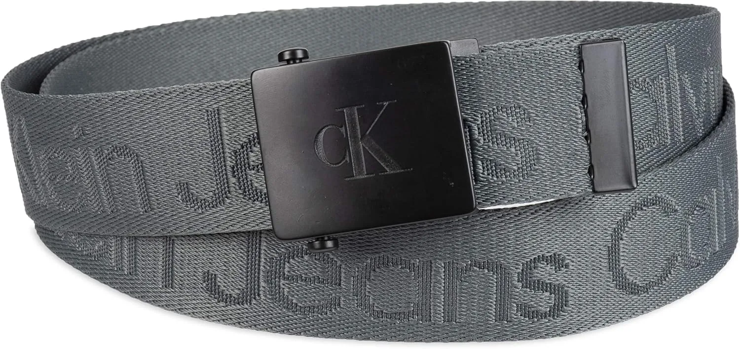 Calvin Klein Men's 38mm Web Belt with Logo