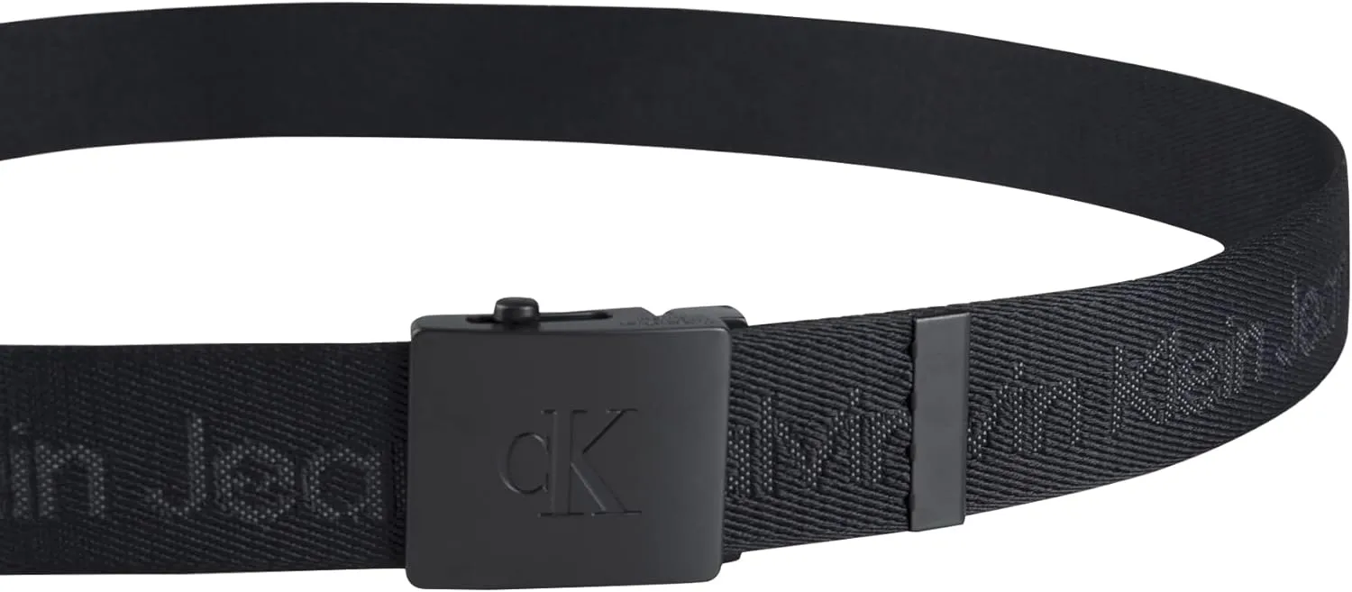Calvin Klein Men's 38mm Web Belt with Logo