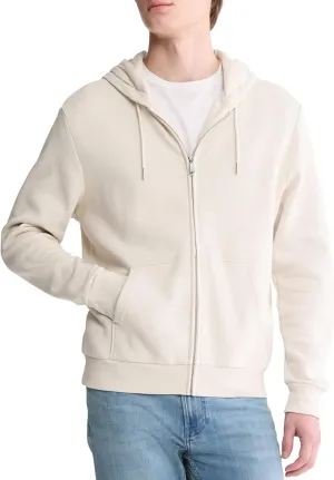Calvin Klein Men's Relaxed Fit Archive Logo Fleece Full Zip Hoodie
