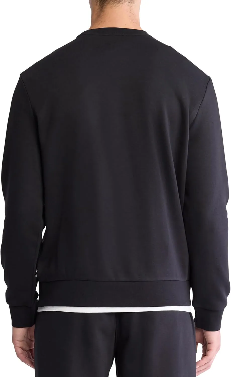 Calvin Klein Men's Relaxed Fit Monogram Logo Fleece Sweatshirt