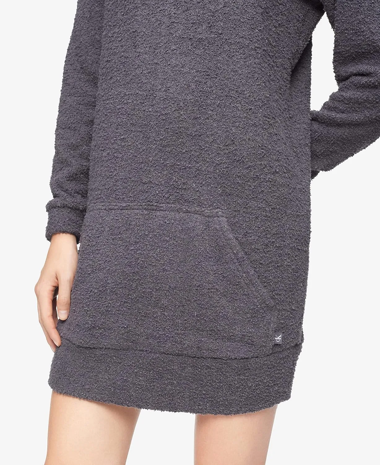 Calvin Klein Women's Ck One Plush Lounge Long Sleeve Hoodie