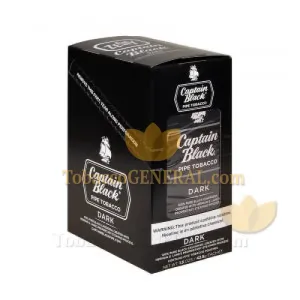 Captain Black Dark Pipe Tobacco 5 Pouches of 1.5 oz.