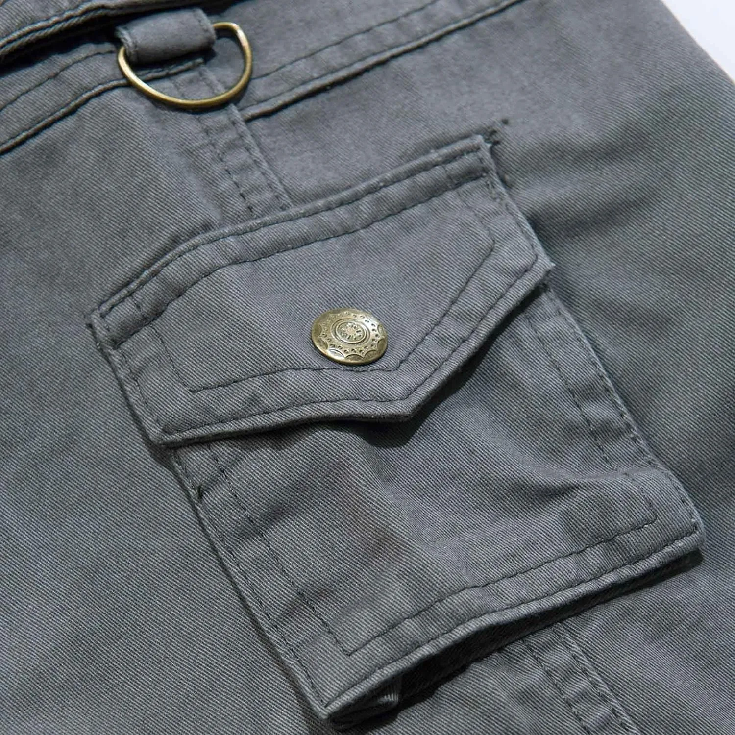 Cargo Pants for Men Casual Relaxed Fit Military Combat Hiking Pants Classic Outdoor Work Pants with Multi Pockets