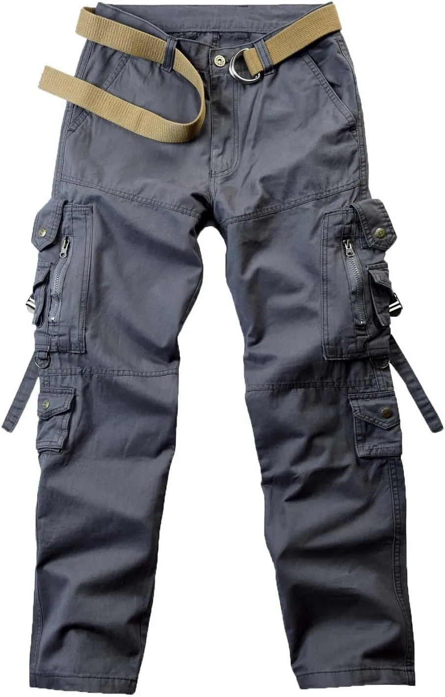 Cargo Pants for Men Casual Relaxed Fit Military Combat Hiking Pants Classic Outdoor Work Pants with Multi Pockets