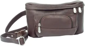 Carry-All Waist Bag, Chocolate, One Size