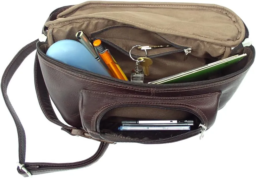 Carry-All Waist Bag, Chocolate, One Size