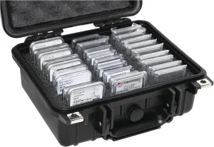 Case Club 27-45 Graded Coin Slab Storage and Travel Holder - Fits PCGS, NGC, Slotted Foam Separation, Hard Shell Plastic Case