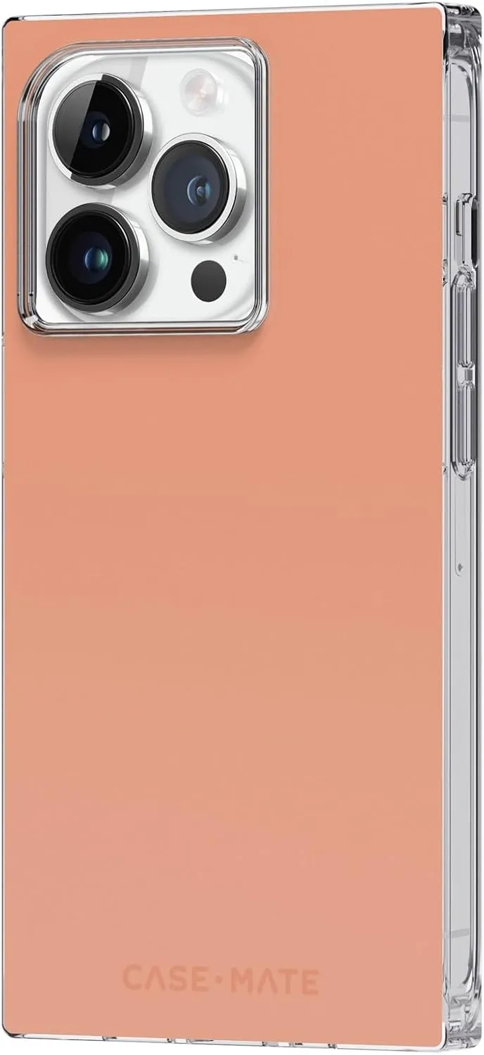 Case-Mate BLOX iPhone 14 Pro Case - Matte Clay [10ft Drop Protection] [Compatible with MagSafe] Magnetic Bumper Cover with Edges for iPhone 14 Pro 6.1", Anti-Scratch, Shockproof, Slim Fit