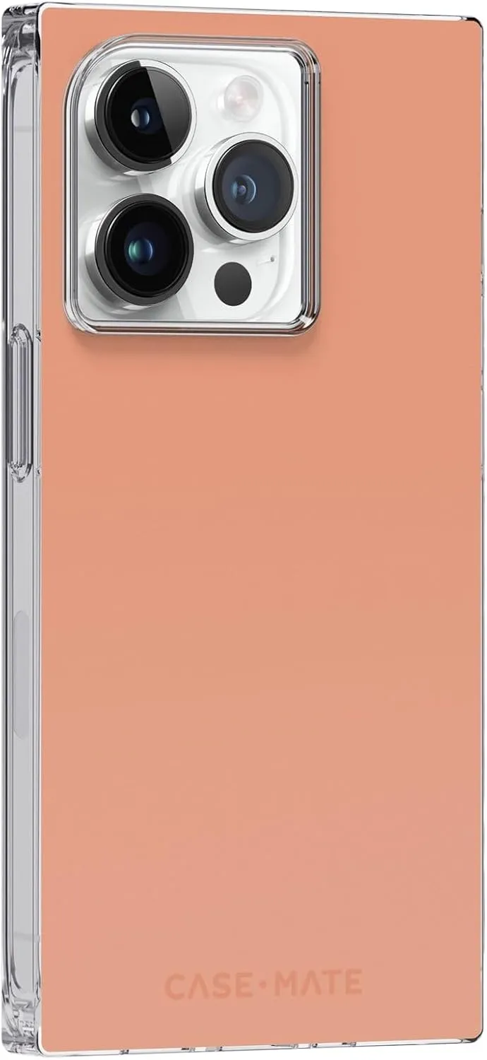 Case-Mate BLOX iPhone 14 Pro Case - Matte Clay [10ft Drop Protection] [Compatible with MagSafe] Magnetic Bumper Cover with Edges for iPhone 14 Pro 6.1", Anti-Scratch, Shockproof, Slim Fit