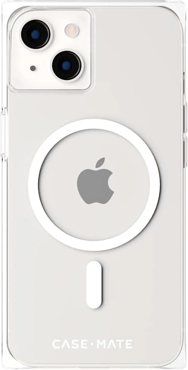 Case-Mate BLOX iPhone 14/13 Case - Clear [10FT Drop Protection] [Compatible with MagSafe] Luxury Cover with Edges for iPhone 14/13 6.1", Anti-Yellowing, Anti-Scratch, Shock Proof