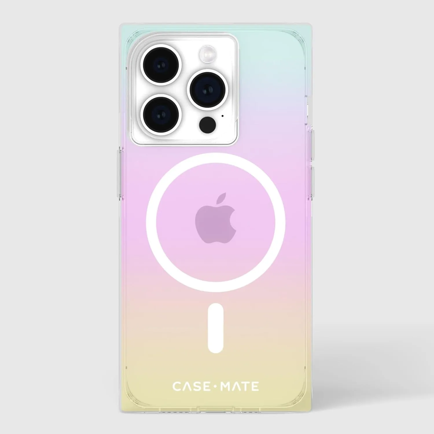 Case-Mate BLOX iPhone 15 Pro Case - Iridescent Rainbow [12ft Drop Protection] [Compatible with MagSafe] Magnetic Cover with Edges for iPhone 15 Pro 6.1", Anti-Scratch, Shock Absorbent, Slim Fit