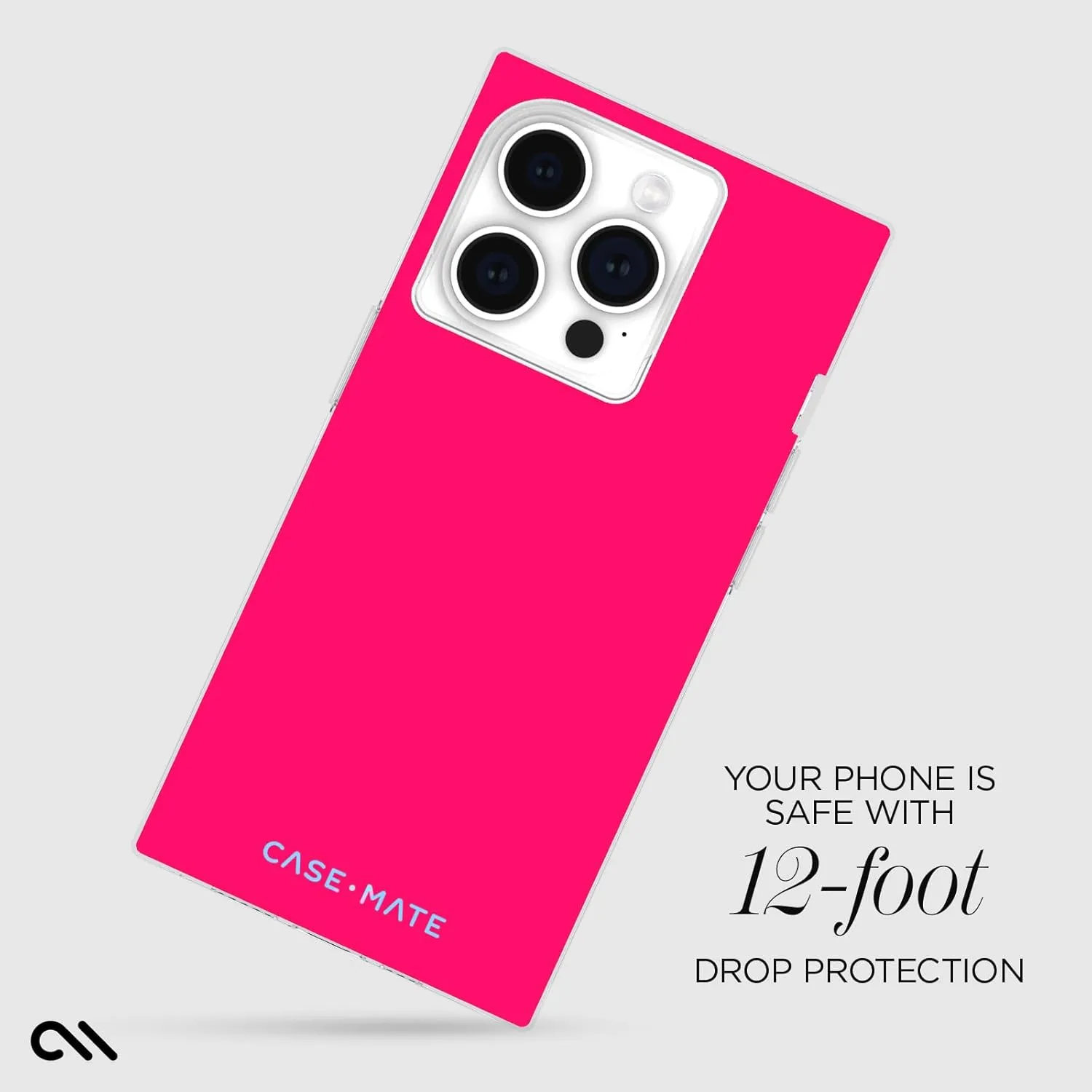 Case-Mate BLOX iPhone 15 Pro Case - Neon Watermelon [12ft Drop Protection] [Compatible with MagSafe] Magnetic Cover with Edges for iPhone 15 Pro 6.1", Anti-Scratch, Shock Absorbent, Slim Fit