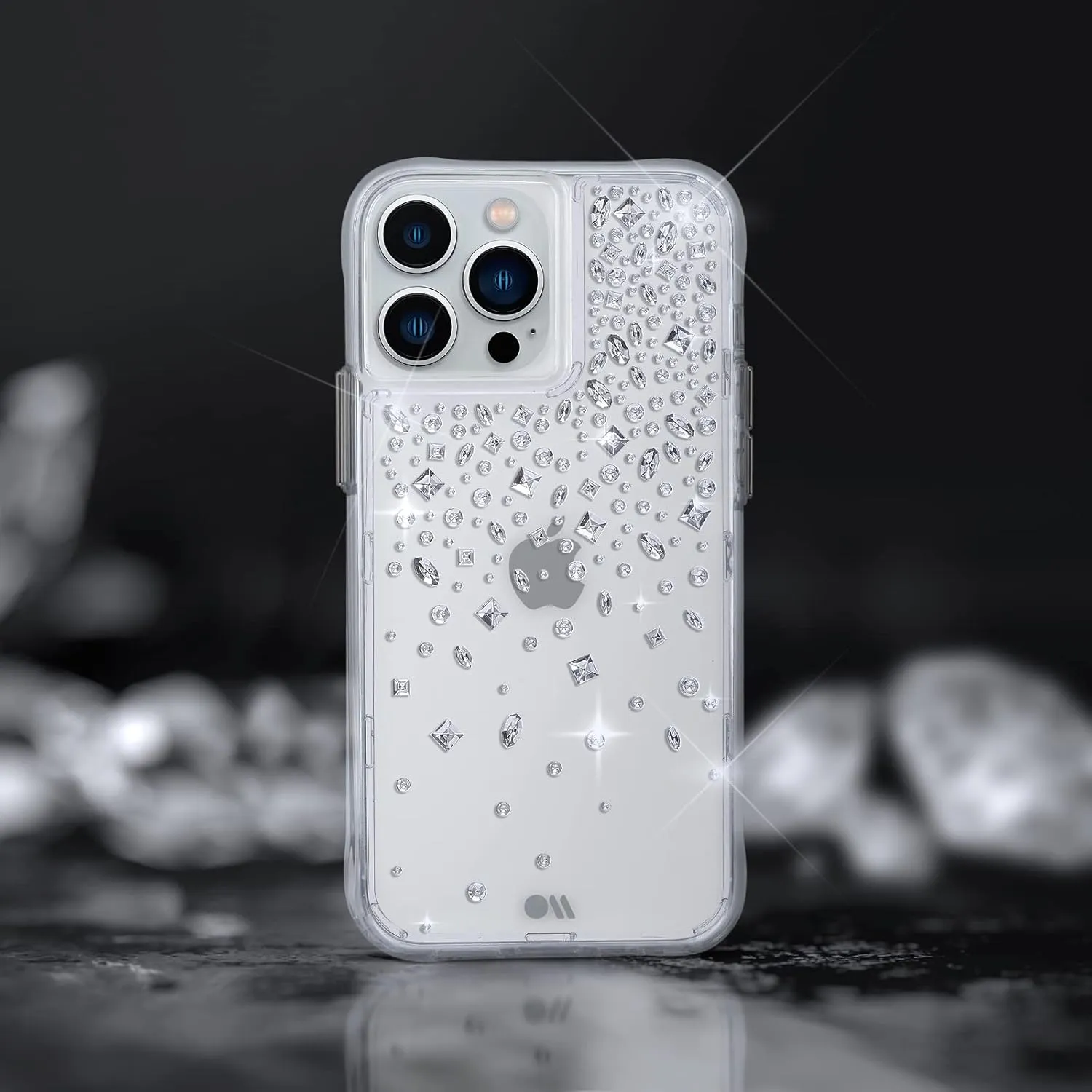 Case-Mate iPhone 13 Pro Max Case for Women [10ft Drop Protection] [Wireless Charging] Karat Crystal Phone Cover for iPhone 13 Pro Max - Luxury Crystal Design Phone Cover - Shock Absorbing Anti Scratch