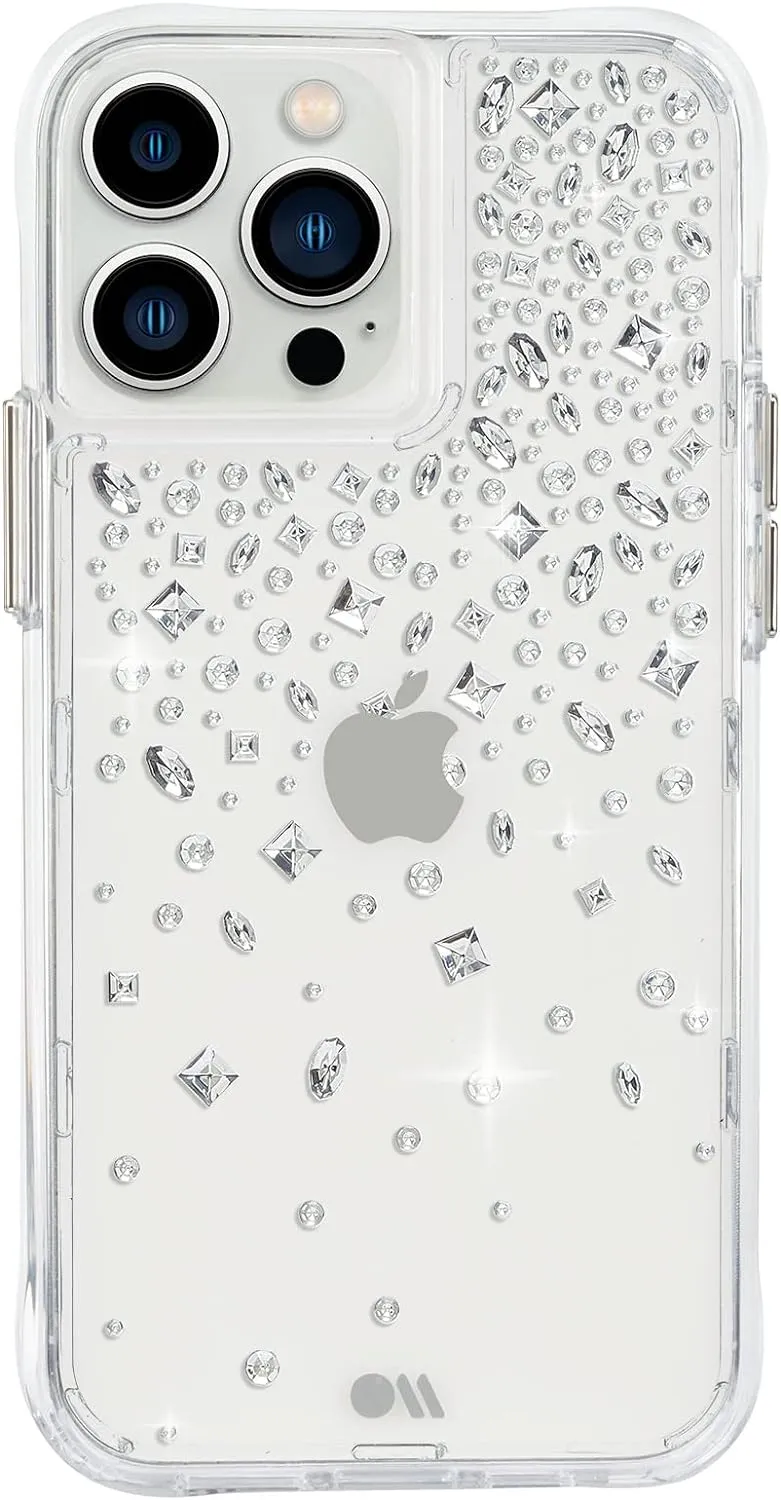 Case-Mate iPhone 13 Pro Max Case for Women [10ft Drop Protection] [Wireless Charging] Karat Crystal Phone Cover for iPhone 13 Pro Max - Luxury Crystal Design Phone Cover - Shock Absorbing Anti Scratch