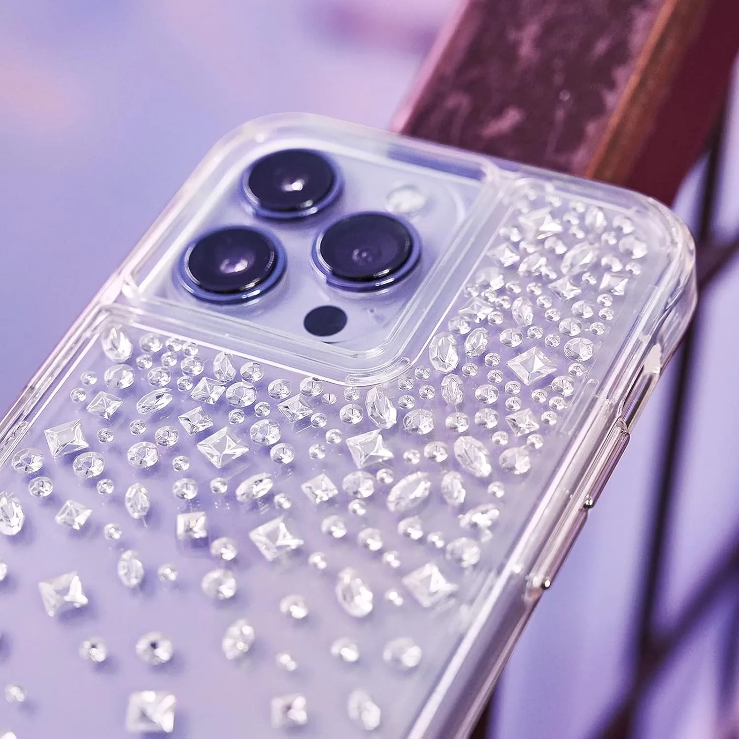 Case-Mate iPhone 13 Pro Max Case for Women [10ft Drop Protection] [Wireless Charging] Karat Crystal Phone Cover for iPhone 13 Pro Max - Luxury Crystal Design Phone Cover - Shock Absorbing Anti Scratch