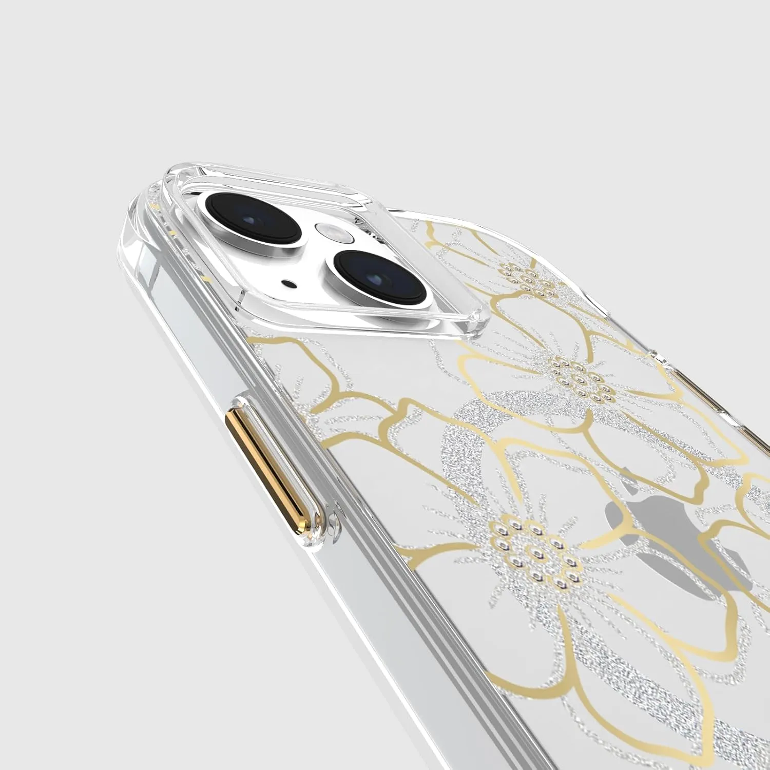 Case-Mate iPhone 15 Case - Floral Gems [12ft Drop Protection] [Compatible with MagSafe] Magnetic Cover with Sparkly Rhinestones for iPhone 15 6.1", Anti-Scratch, Shock Absorbent Materials, Slim