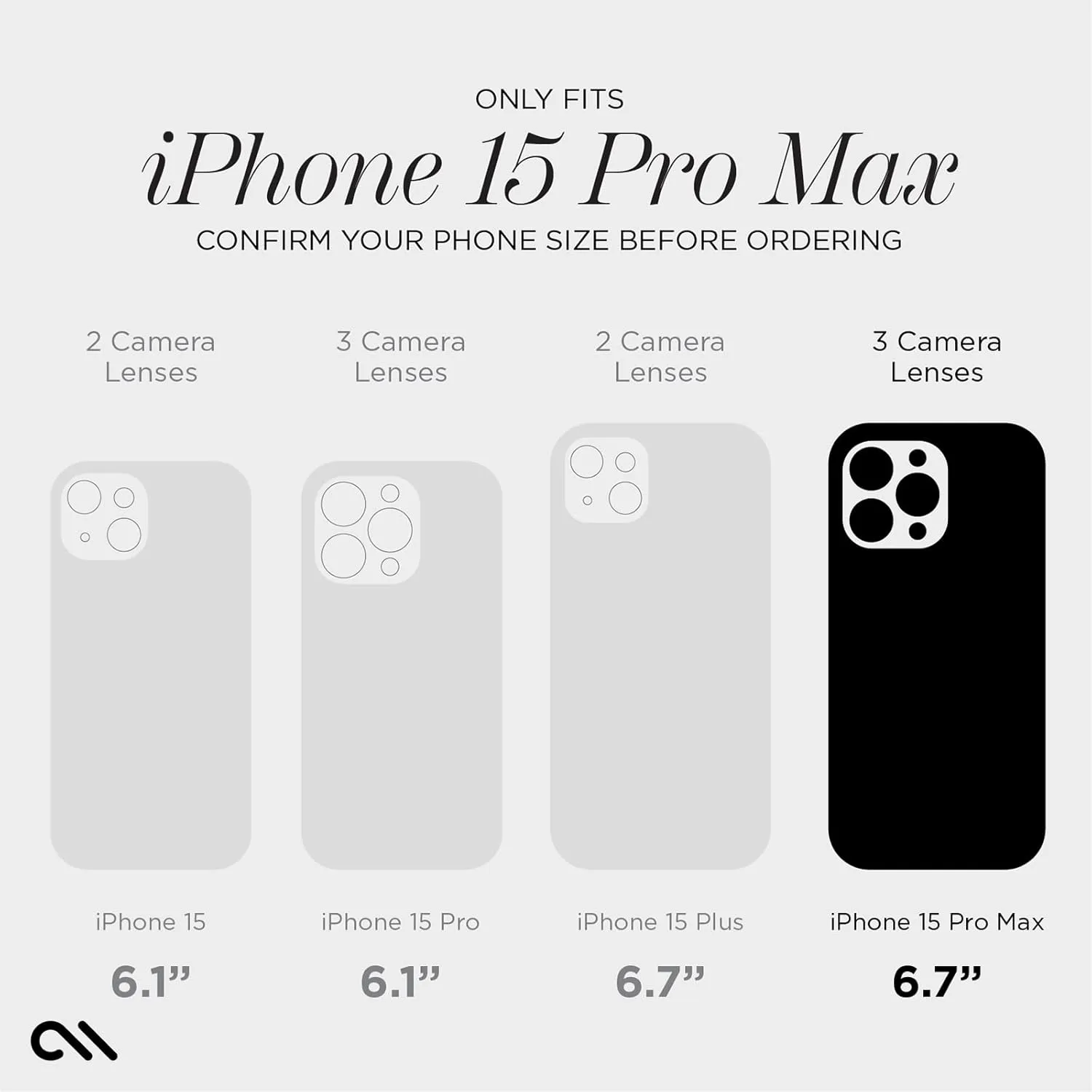 Case-Mate iPhone 15 Pro Max Case for Women - Compatible with MagSafe - 12ft Drop Protection - 6.7" Magnetic Case for iPhone 15 Pro Max - Shockproof, Anti-Scratch Phone Cover - BLOX Clear