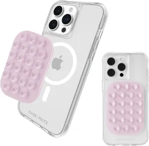 Case-Mate Stick it! Magnetic Suction Cup Phone Mount - Snap-On Detachable iPhone Suction Mount - Hands-Free MagSafe Phone Grip for iPhone Pro Max 16/15/14/13 Series - Stardust