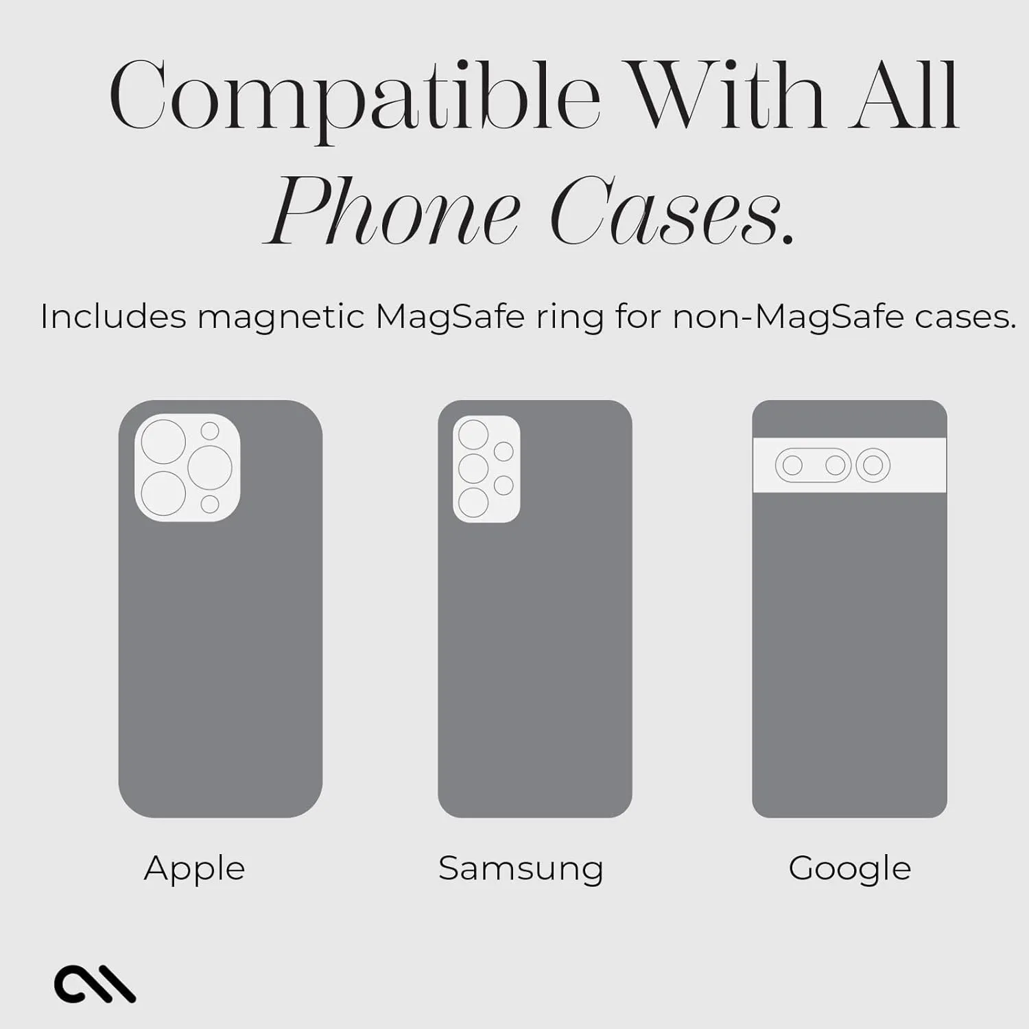 Case-Mate Stick it! Magnetic Suction Cup Phone Mount - Snap-On Detachable iPhone Suction Mount - Hands-Free MagSafe Phone Grip for iPhone Pro Max 16/15/14/13 Series - Stardust