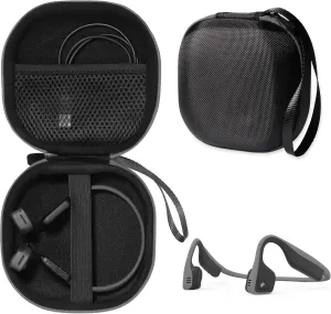 CaseSack Bone Conduction Headphone Case for Aftershokz Aeropex, Trekz Air, Bluez 2, KSCAT, Sades, DIGICare, Shokz Openrun Pro