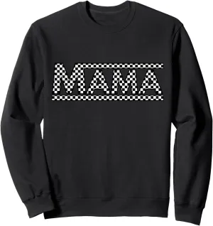 Checkers Mama Mother Skate Shoe Mom Van Matching Mini Child Sweatshirt