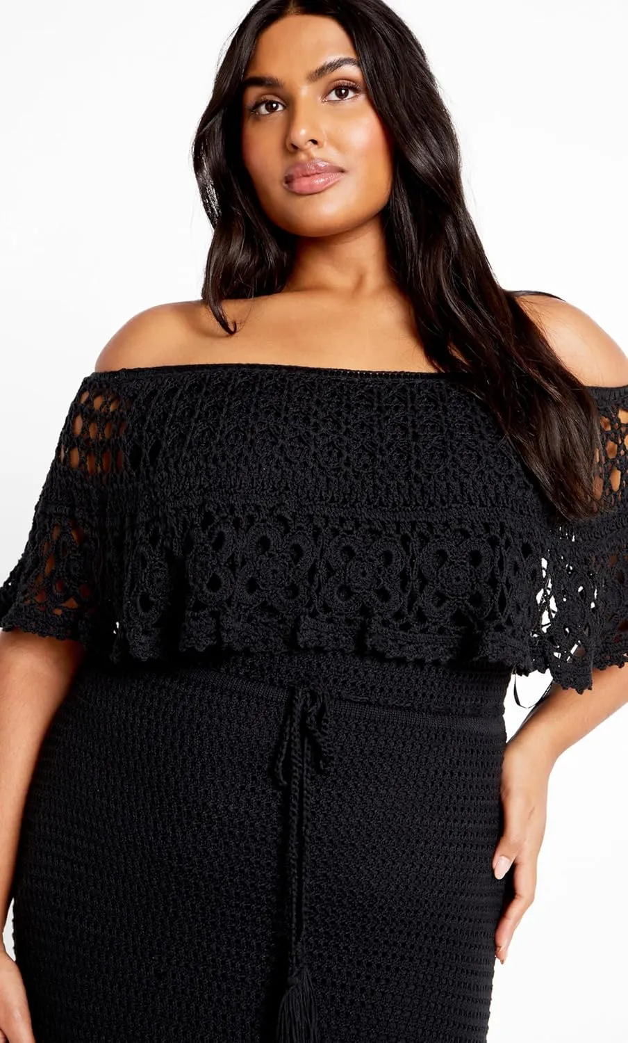 City Chic Women's Plus Size Dress - Callie Crochet