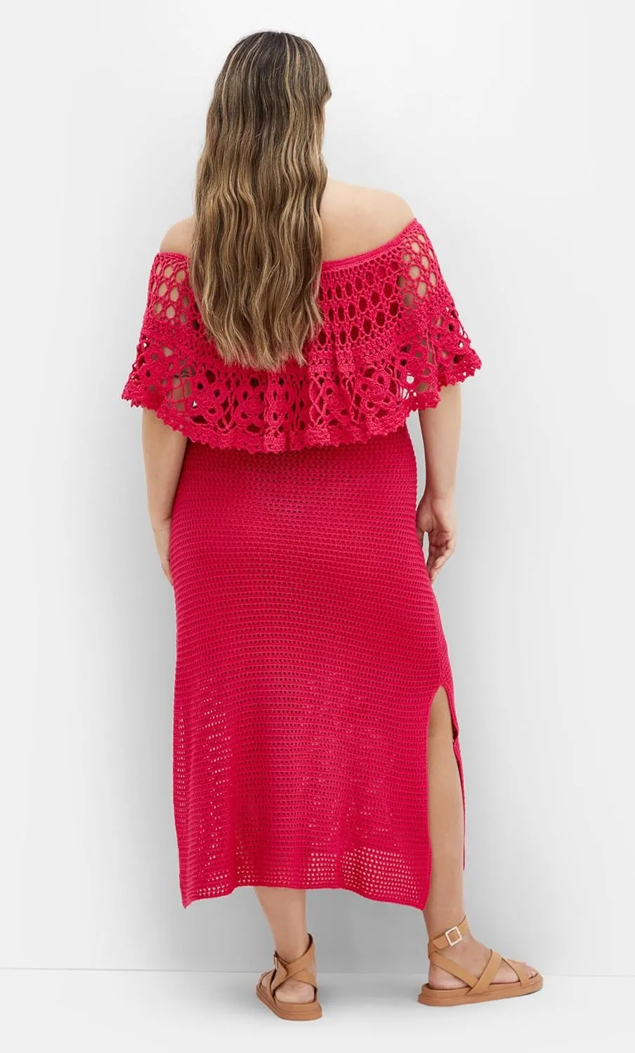 City Chic Women's Plus Size Dress - Callie Crochet