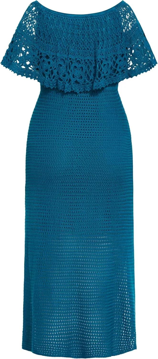City Chic Women's Plus Size Dress - Callie Crochet