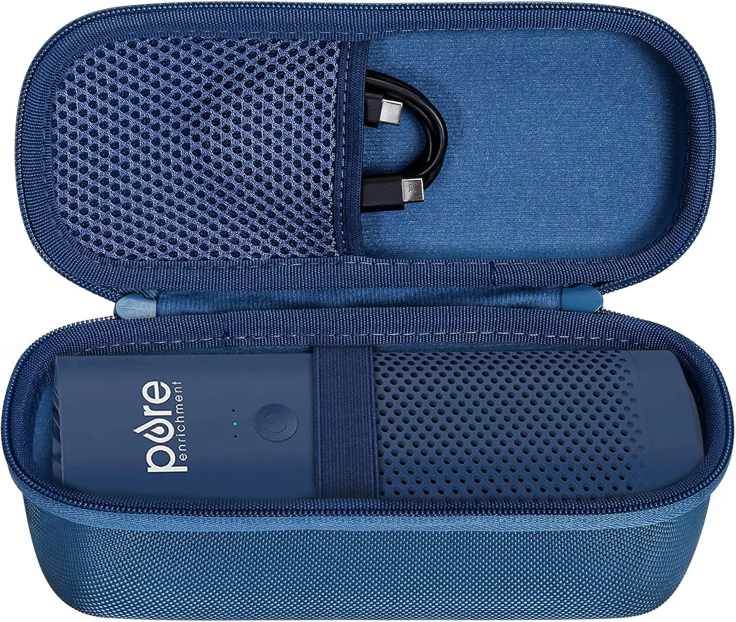 co2CREA Hard Case compatible with Pure Enrichment PureZone Mini Portable Air Purifier (Blue Case)