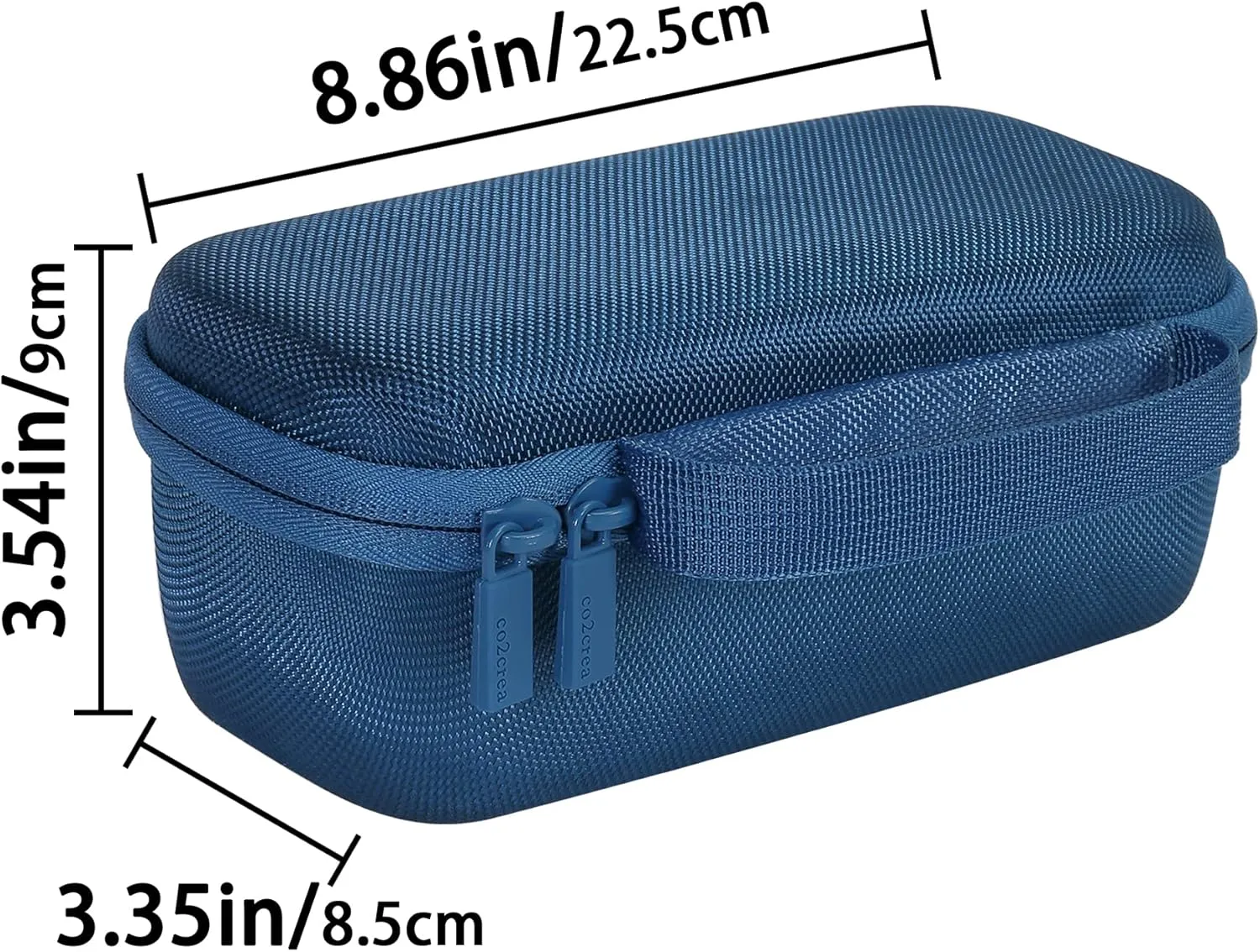 co2CREA Hard Case compatible with Pure Enrichment PureZone Mini Portable Air Purifier (Blue Case)