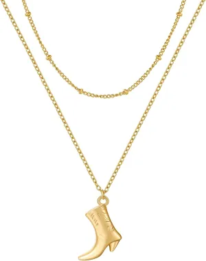 Coastal Cowgirl Charm Necklace Choker Gold Shell Starfish Beach Charm Necklace Trendy Jewelry for Women