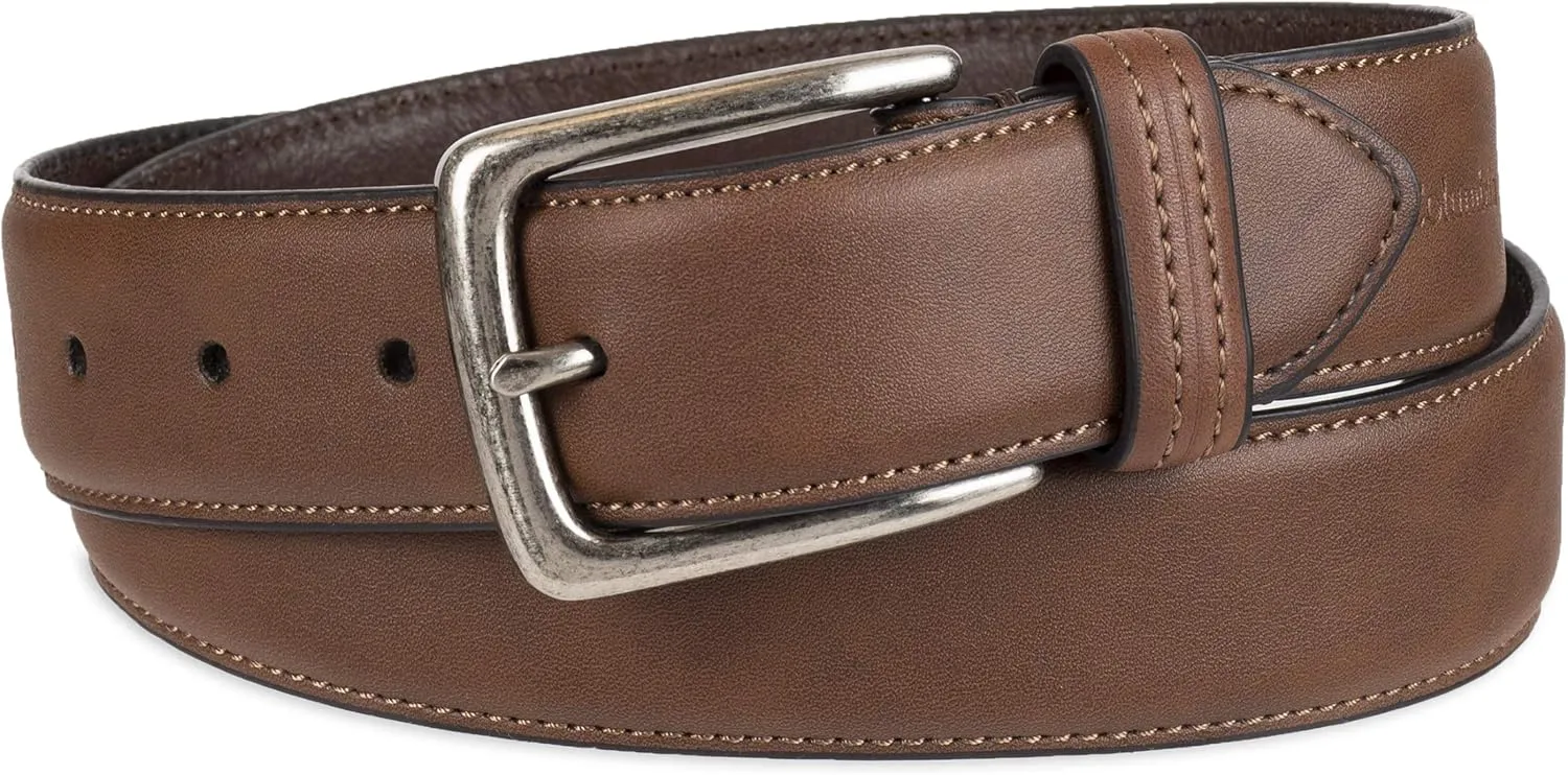 Columbia Men’s Trinity Logo Everyday Casual Dress Belt, Regular and Big and Tall Sizing